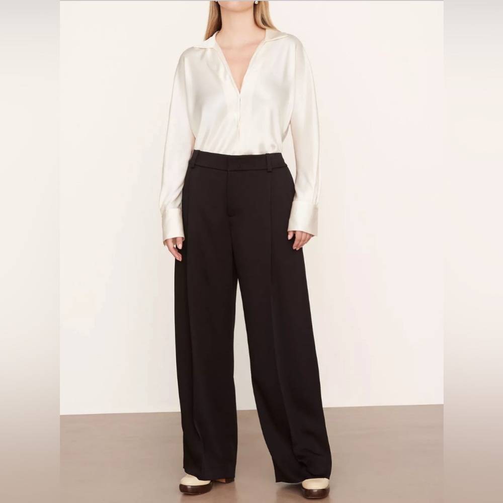 VINCE Gorgeous Tailored Wide Leg Trousers (Plus-Size)